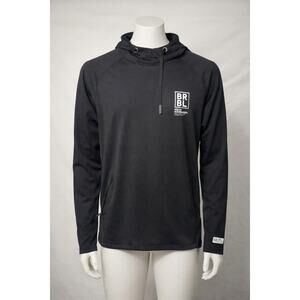 *NEW* Barbell Apparel BRBL "Break Boundaries" Performance Hoodie Black Men's [M]